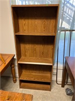 Oak Veneer Finished Bookcase