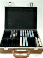 Coffret à cassettes style cuir 9½"x14"