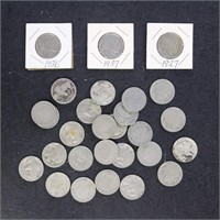 US Coins Buffalo and Liberty Nickels Group, 18 Buf