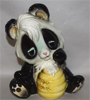 Vtg Josef Originals Ceramic Panda Bear & Honey