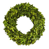 Boxwood Wreath 14 inch Preserved Nature Boxwood Wr