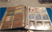 BASEBALL CARDS IN ALBUM-  MIXED YEARS AND BRANDS-