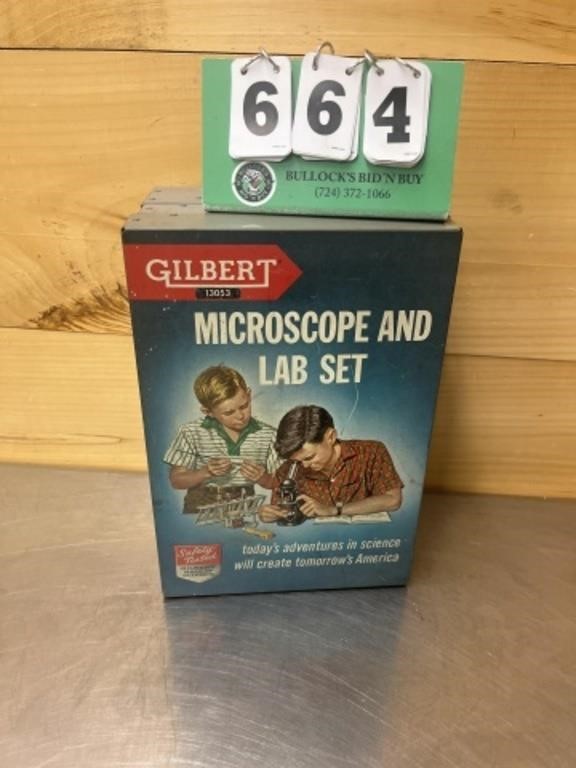 Gilbert Microscope and Lab Set