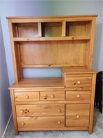 Kid's Furniture Dresser Hutch Bookcase Changing