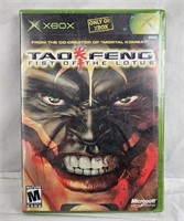 Sealed Tao Feng Fist Of The Lotus Xbox Game