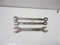 (3) Grey Tools Wrenches