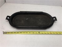 Cast Iron Griddle oval w/ handles #7