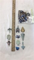 Vintage Star Wars ships, various figurines