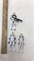 Star Wars clone trooper pilot trooper figurines