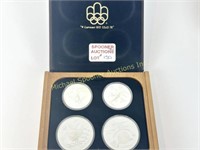 RCM 1976 OLYMPIC 4 SILVER PROOF COIN SET -SERIES 4