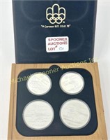RCM 1976 OLYMPIC 4 SILVER PROOF COIN SET -SERIES 5