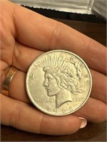 1923 p peace silver dollar