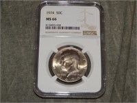 ANOTHER 1974 Kenndy Half Dollar NGC MS66