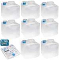 8 PACK Camzezy 5 Gal Water Container