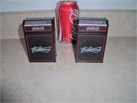 Deux mini haut-parleurs Budweiser (non-testés)