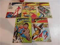 5 comics Superman