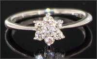 Platinum Brilliant .20 ct Natural Diamond Ring