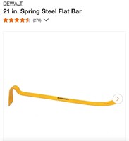 DEWALT 21 in. Spring Steel Flat Bar