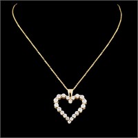 Diamond Pendant: 0.74ctw, 14K Gold