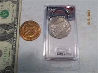 (2) Colorado Collectible Tokens & Keychain