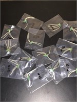 Lot of 12 New Spider Green Fly's