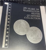 25 Years of Washington Silver Quarters Collection