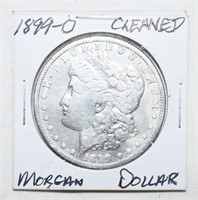 COIN - CLEANED 1899-O MORGAN SILVER DOLLAR
