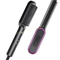 TYMO Hair Straightener Brush  5 Temps  Black