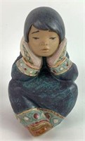 Lladro "Pensive Eskimo Girl" Figurine