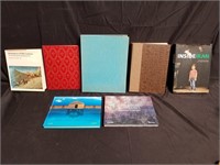 Group of coffee table books