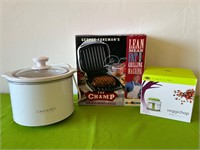 George Forman Grill, Crockpot, Veggie Chop