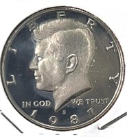 1987S Kennedy Half Dollar PROOF