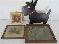 Dog Pictures & Wooden Dog Decoratrion