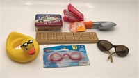 Assorted Toys Lot Home Depot Garden Tool, Rubber