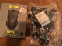 New gaming mouse and PC power strip adaptors