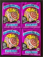 (4) Unopened 1987 Garage Pail Kids Card Packs