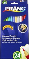 Case of 12 Prang Pre-Sharpened Colored Pencils 24x