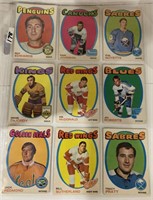 9-1971/72 Hockey cards