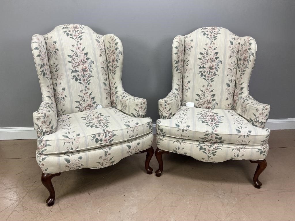 Pair of Highland House Wingback Chairs - $$ x2