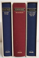 Mark Twain, Hawthorne & Thoreau Books