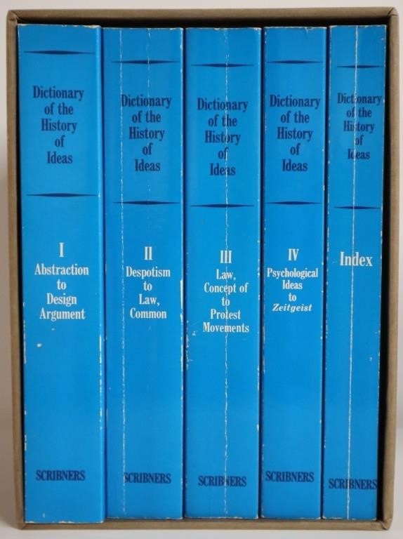 Dictionary of the History of Ideas Books