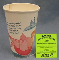 Early McDonald's fast food drink cup