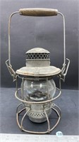 Antique CPR Lantern with Embossed CPR Clear Globe