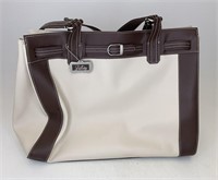 Cream and brown large sisters tote-like new