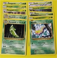 10 X Pokemon Cards Weedle and others