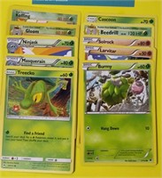 10 X Pokemon Cards Burmy and others