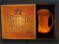Olympia Gold Lighted Beer Sign 14 x 20.5in