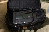 Vintage camcorder, VHS movie camera and recorder,