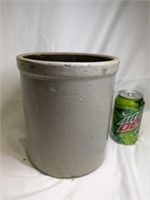 Vintage Stone Jar 8" tall