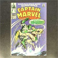 Captain Marvel #4 Marvel Comic Book, with Sub-Mari